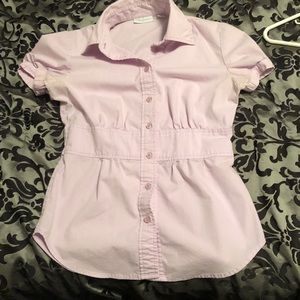 New York and company pink blouse